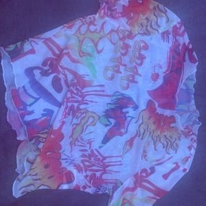 romwe/shein sheer long sleeve see though shirt